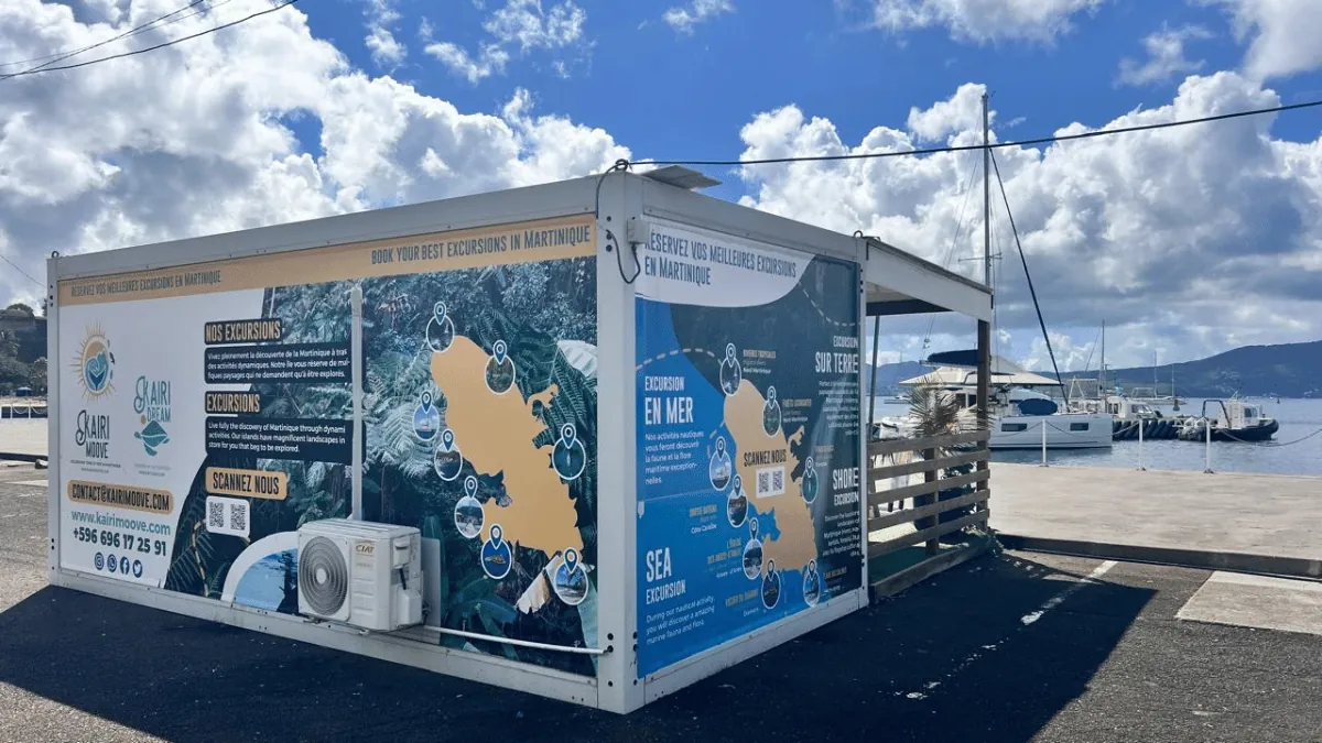 Point de départ Kairidream sur le front de mer de Fort-de-France